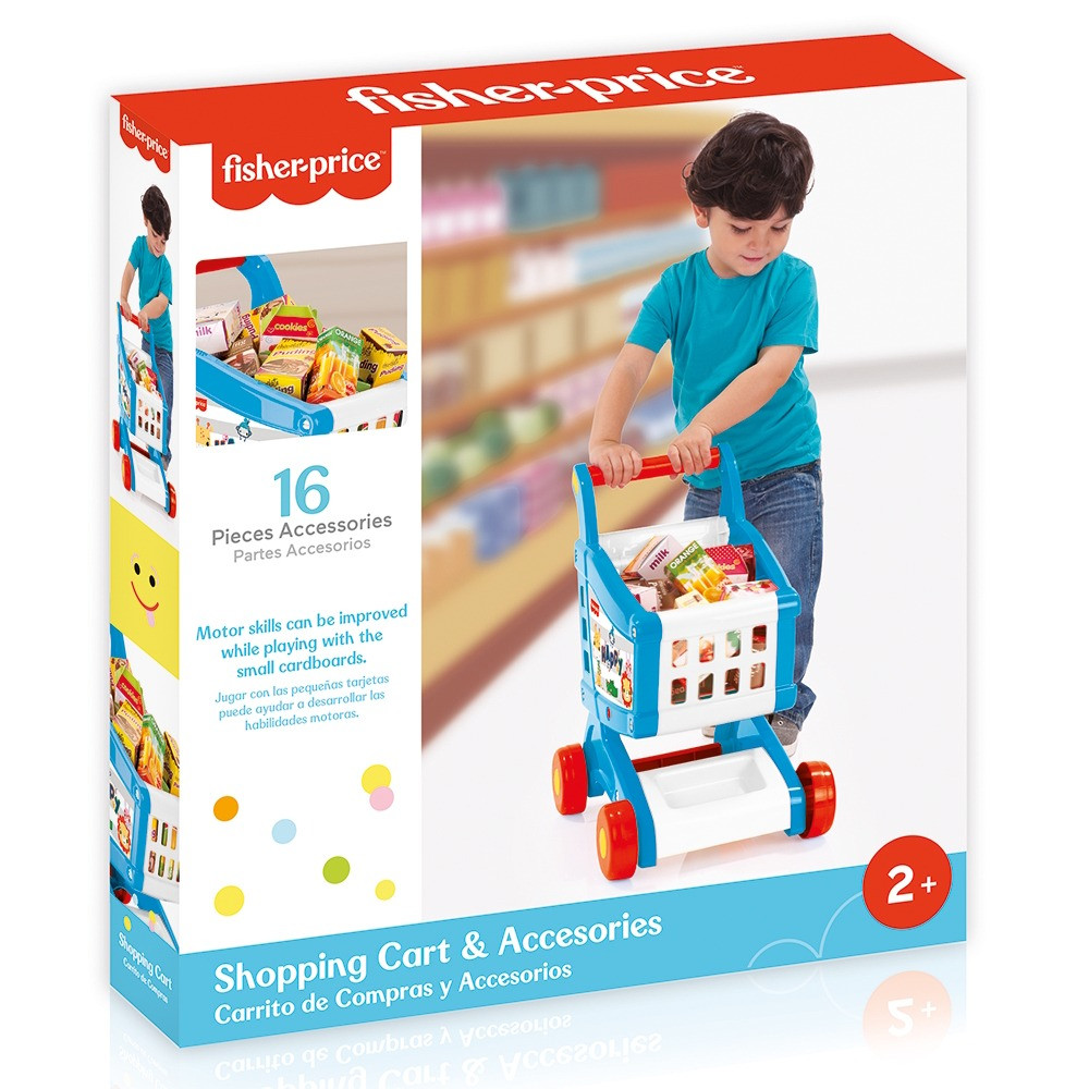 Fisher Price 16-delige Winkelwagen Speelset
