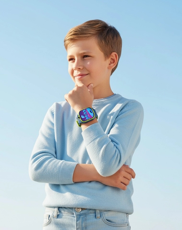 Forever Boost Black GPS WiFi 4G Kinder Smartwatch