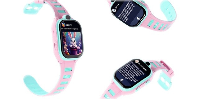 Forever Boost Pink GPS WiFi 4G Kinder Smartwatch