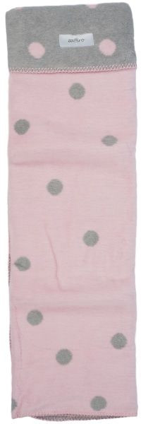 Zaffiro Grijs & Roze Gestipt 100 x 150 cm Ledikantdeken