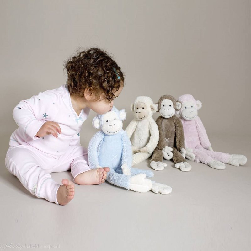 Happy Horse Monkey Mickey Wit 43 cm No. 2 Knuffel