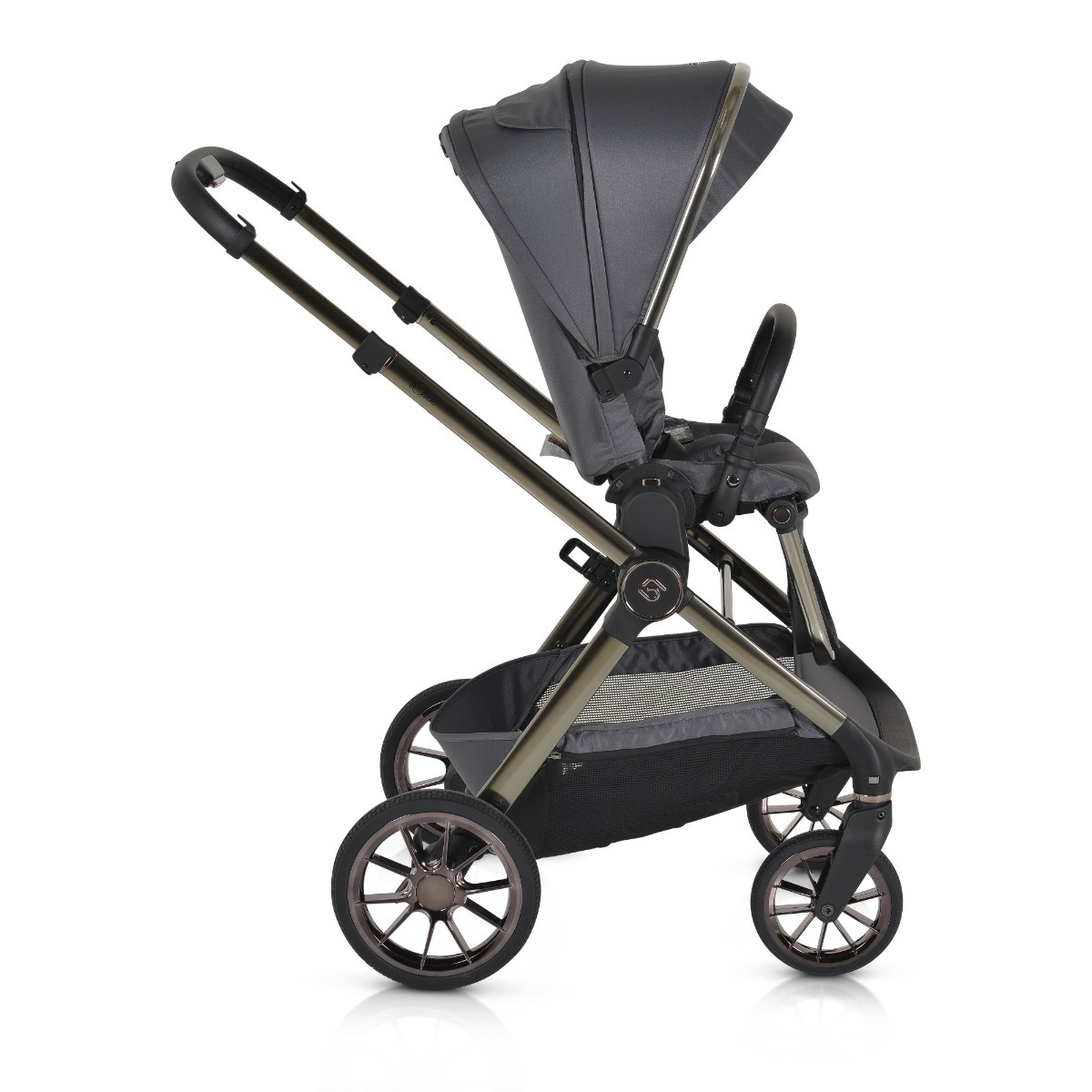 Cangaroo iClick Grey 3-in-1 Kinderwagen Incl. Autostoel