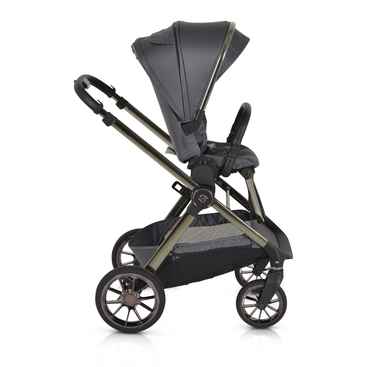Cangaroo iClick Grey 3-in-1 Kinderwagen Incl. Autostoel