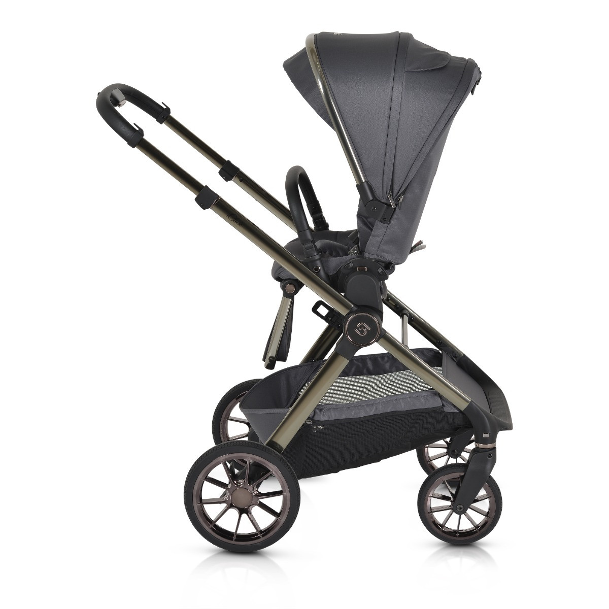Cangaroo iClick Grey 3-in-1 Kinderwagen Incl. Autostoel