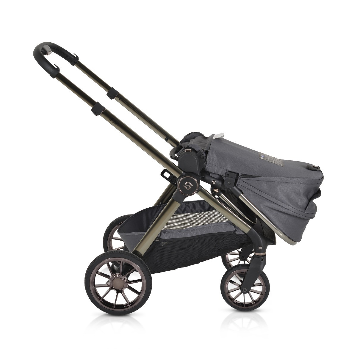 Cangaroo iClick Grey 3-in-1 Kinderwagen Incl. Autostoel