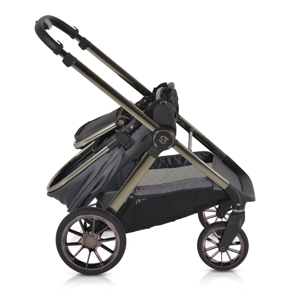 Cangaroo iClick Grey 3-in-1 Kinderwagen Incl. Autostoel