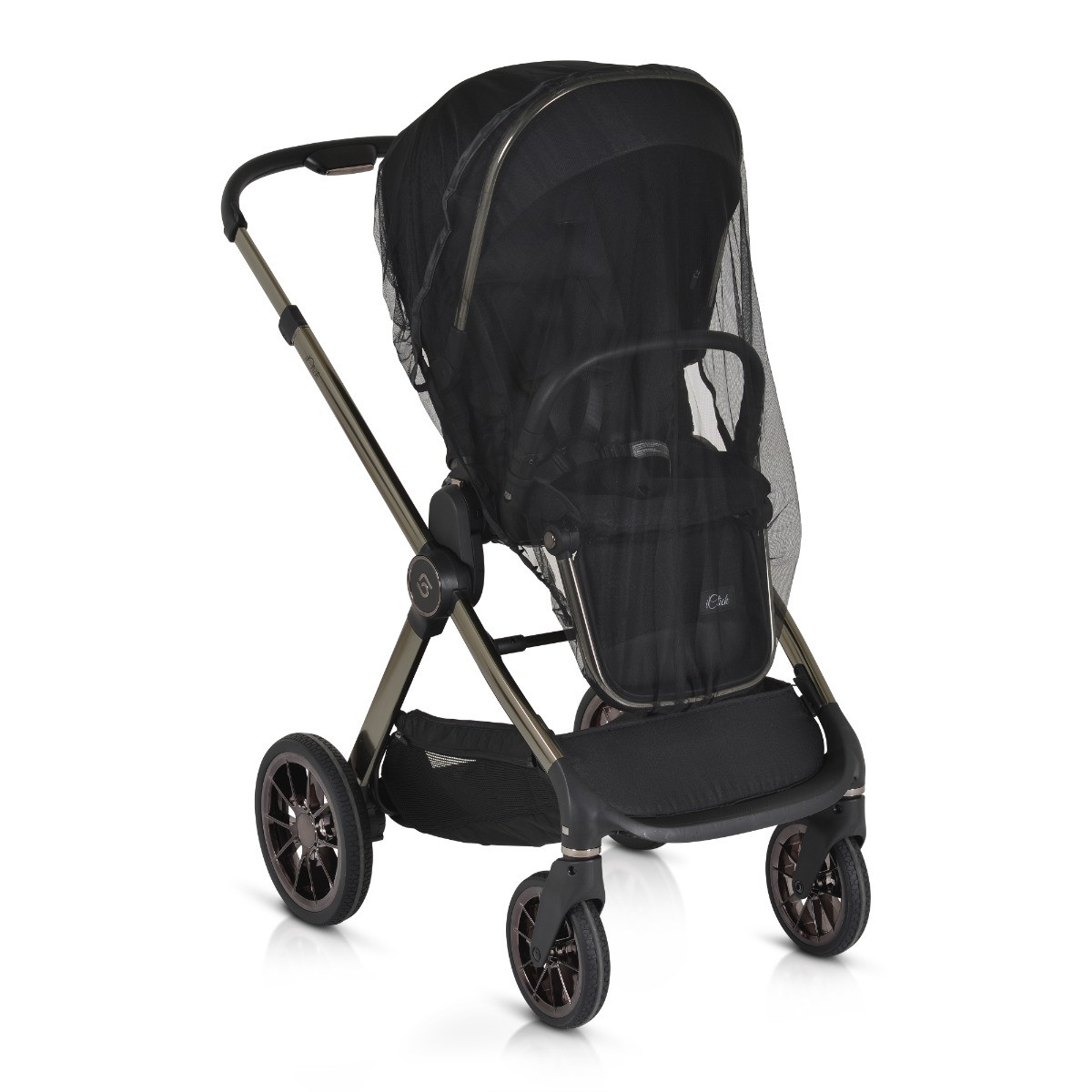 Cangaroo iClick Black 3-in-1 Kinderwagen Incl. Autostoel