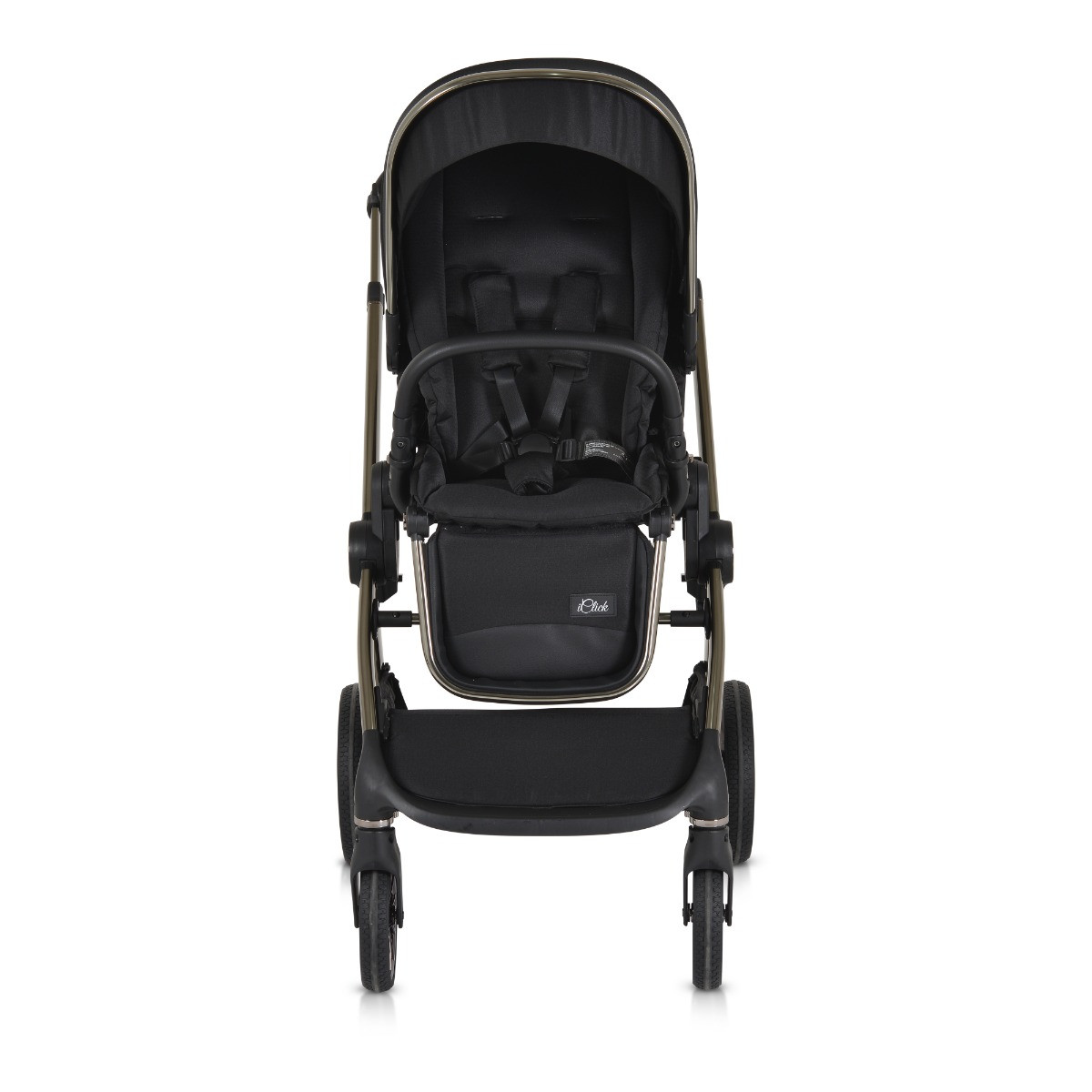Cangaroo iClick Black 3-in-1 Kinderwagen Incl. Autostoel