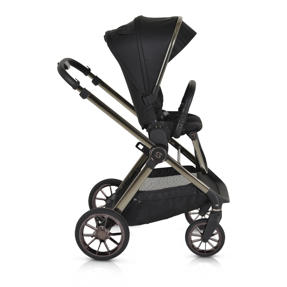 Cangaroo iClick Black 3-in-1 Kinderwagen Incl. Autostoel