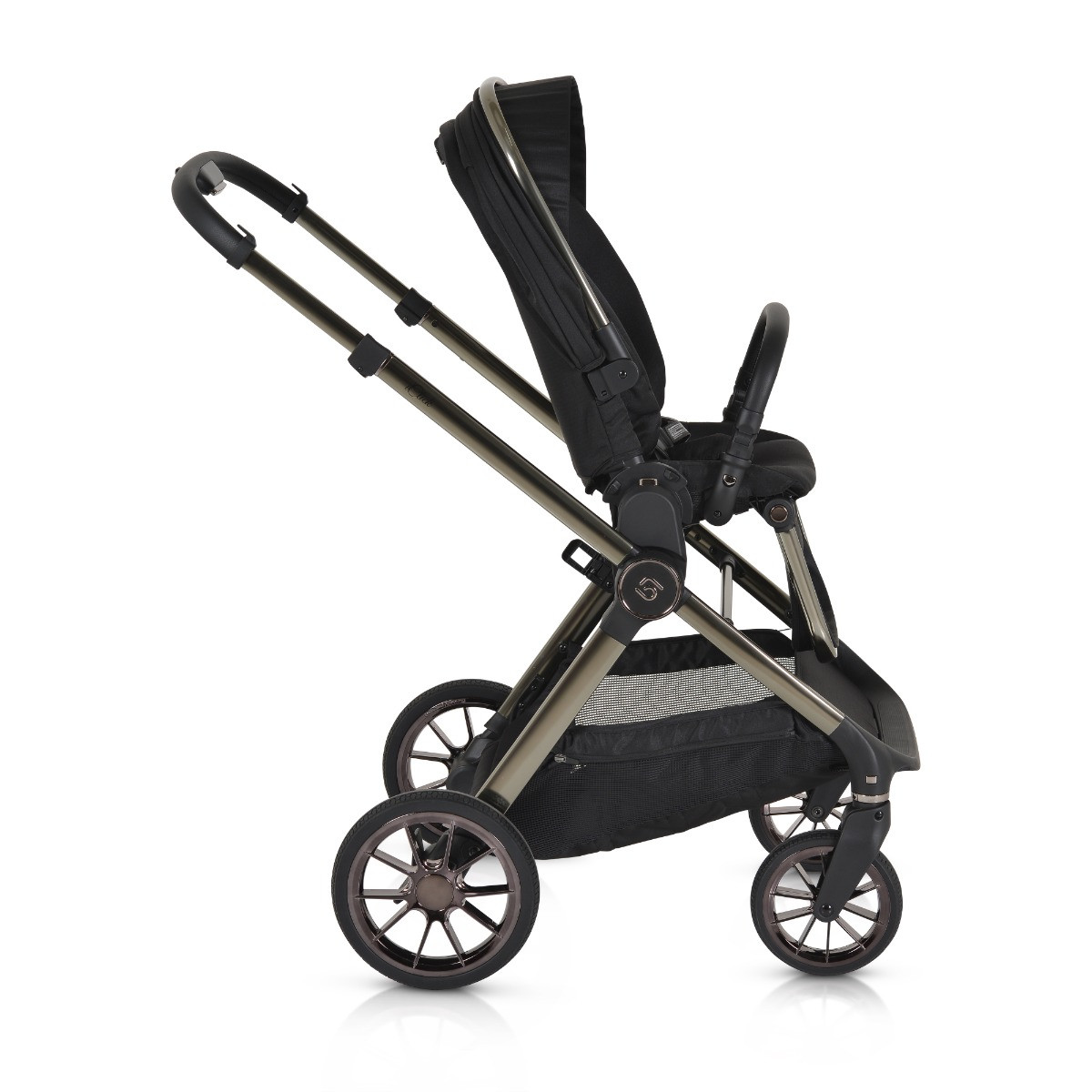 Cangaroo iClick Black 3-in-1 Kinderwagen Incl. Autostoel
