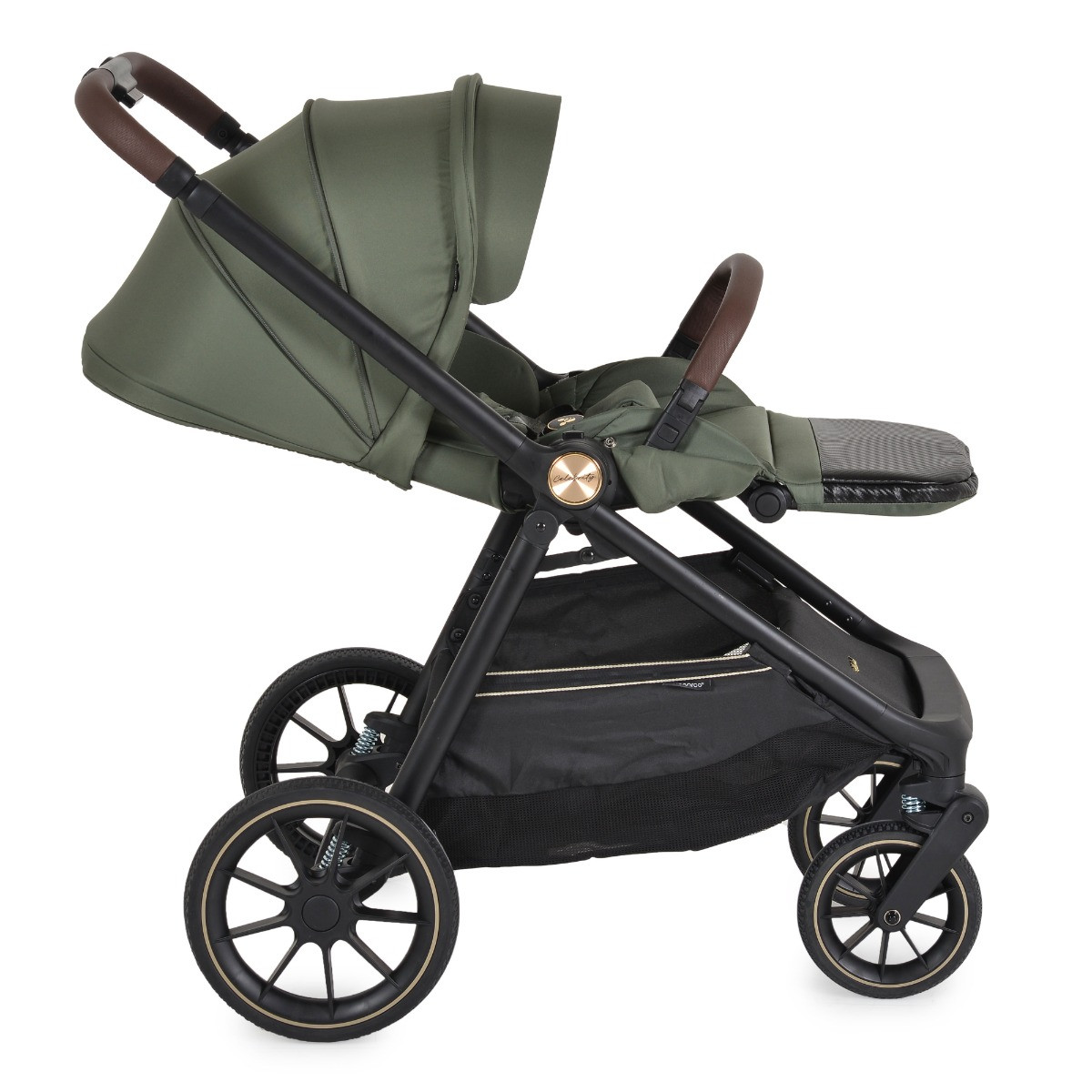 Cangaroo Celebrity Deep Green 3-in-1 Kinderwagen Incl. Autostoel