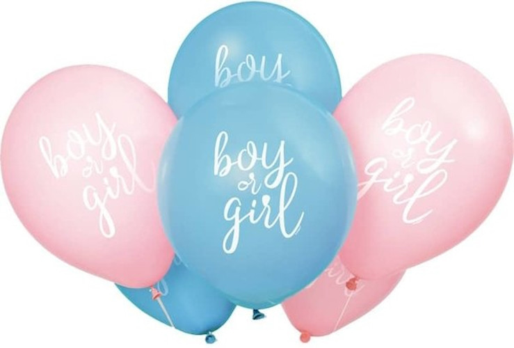 Jep-Party 'Boy Or Girl' 30 cm 8 Stuks Ballonnen