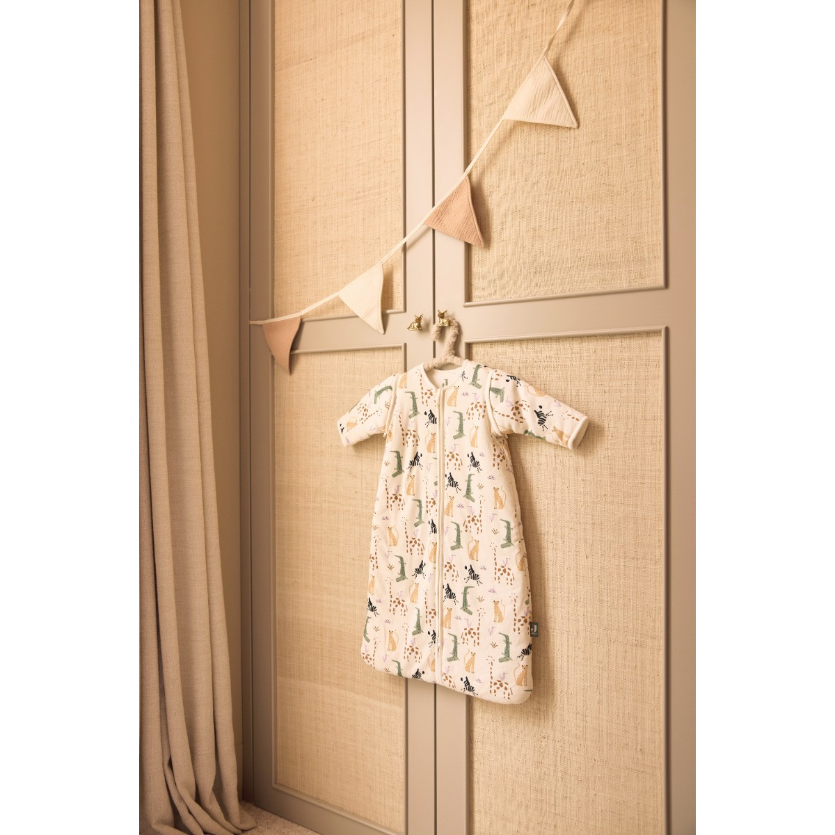Jollein Jungle Jambo 70 cm Slaapzak met Afritsbare Mouwen