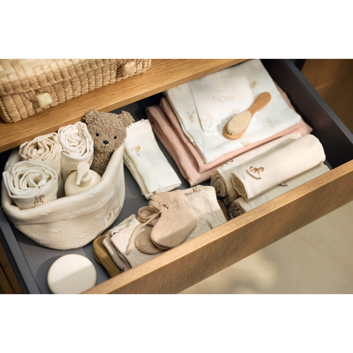 Jollein Lovely Birds 3 Stuks Hydrofiel Washandjes