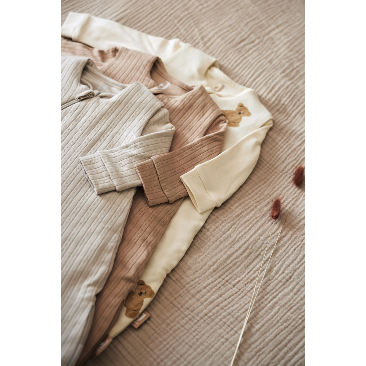 Jollein Ajour Biscuit Newborn 4-Seizoenen Slaapzak