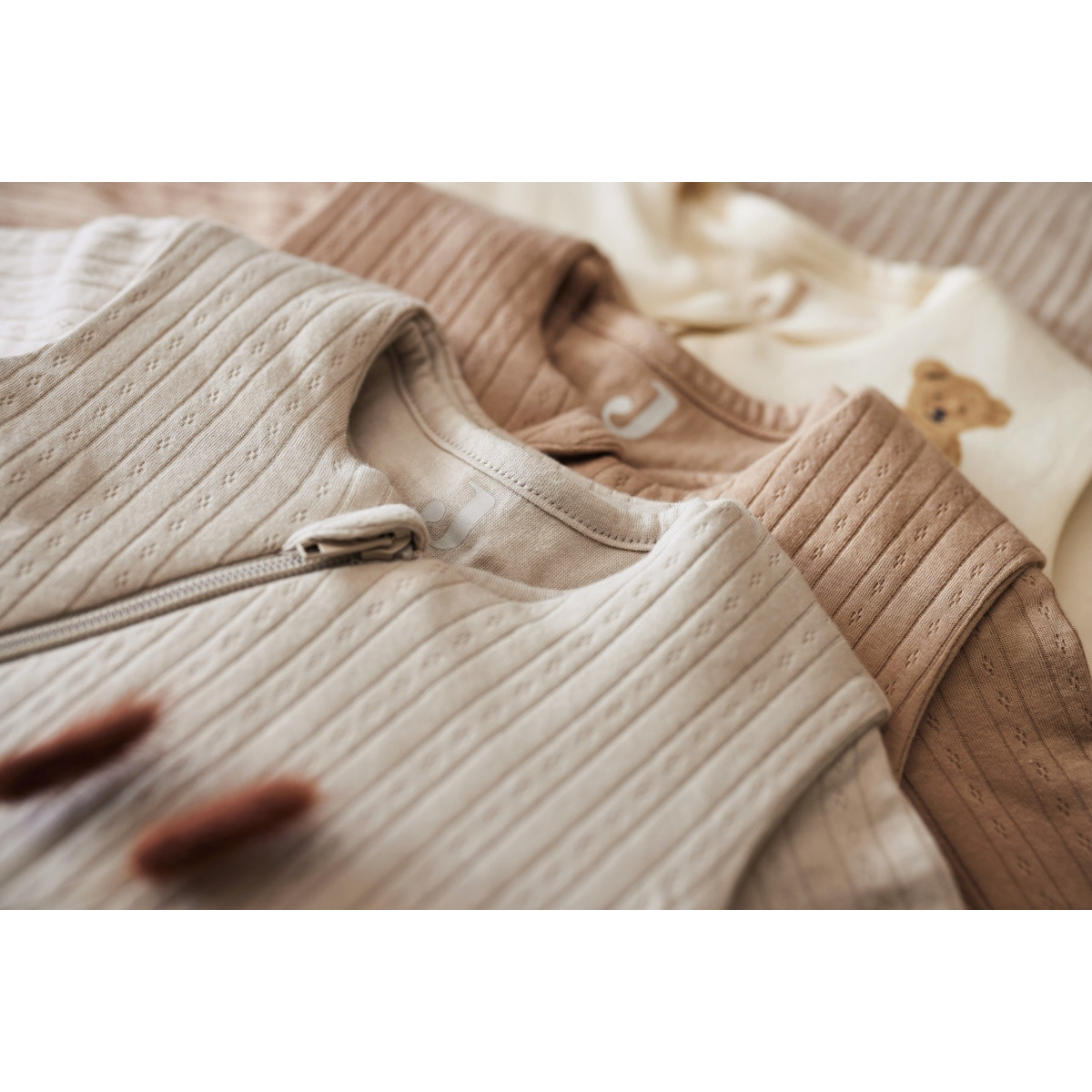 Jollein Ajour Biscuit Newborn 4-Seizoenen Slaapzak