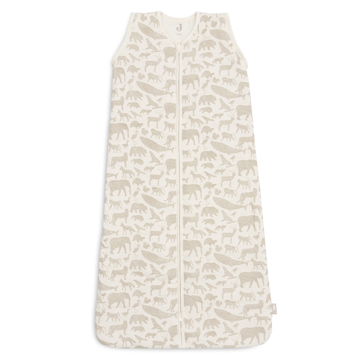 Jollein Animals Nougat 70 cm Slaapzak met Afritsbare Mouwen