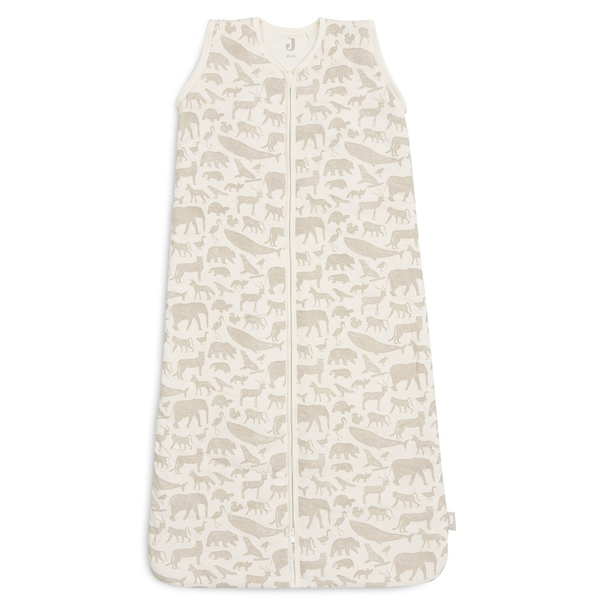 Jollein Animals Nougat 90 cm Slaapzak met Afritsbare Mouwen