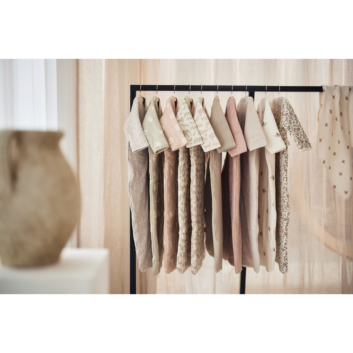 Jollein Animals Nougat 90 cm Slaapzak met Afritsbare Mouwen