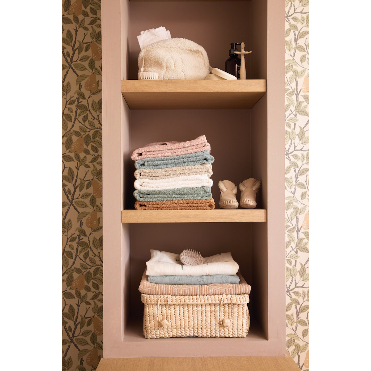 Jollein Badstof Sea Green 75 x 75 cm Badcape