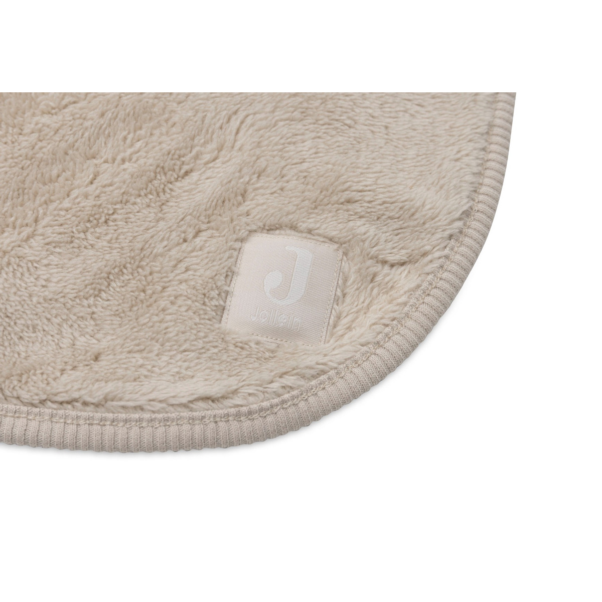 Jollein Basic Jersey/Sherpa Warm Sand 100x150 cm Ledikantdeken