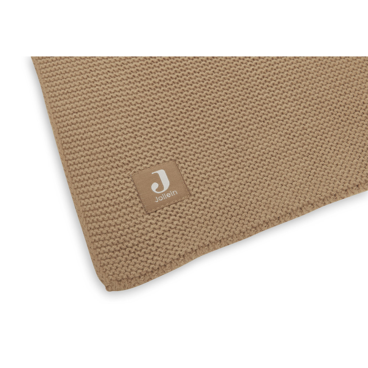 Jollein Basic Knit Biscuit 75 x 100 cm Wiegdeken