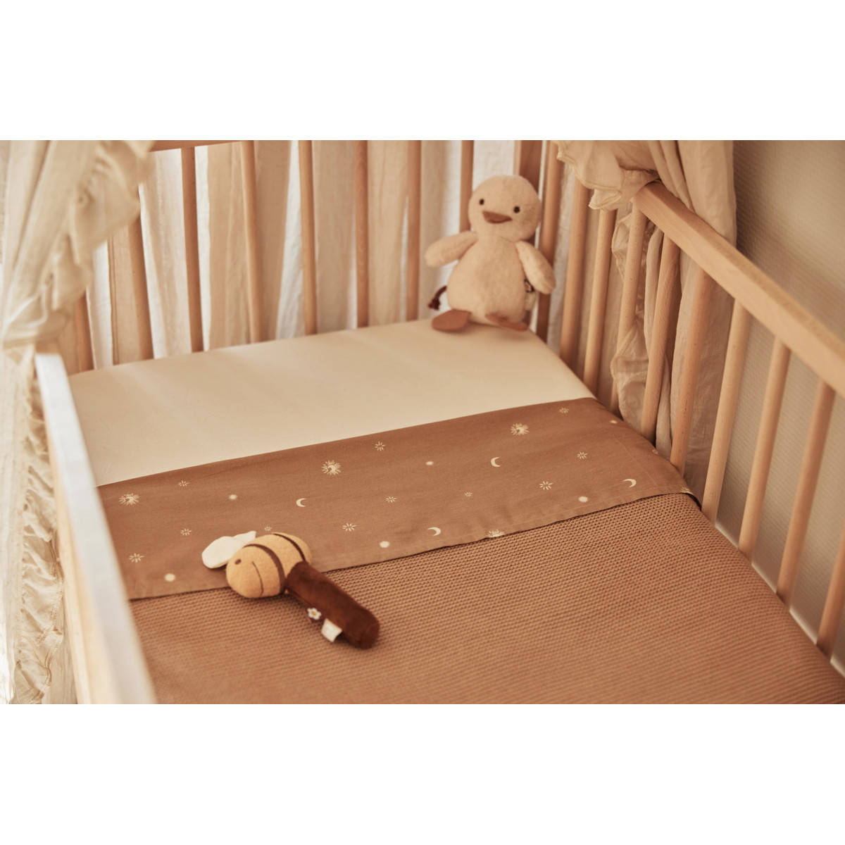 Jollein Basic Knit Biscuit 75 x 100 cm Wiegdeken