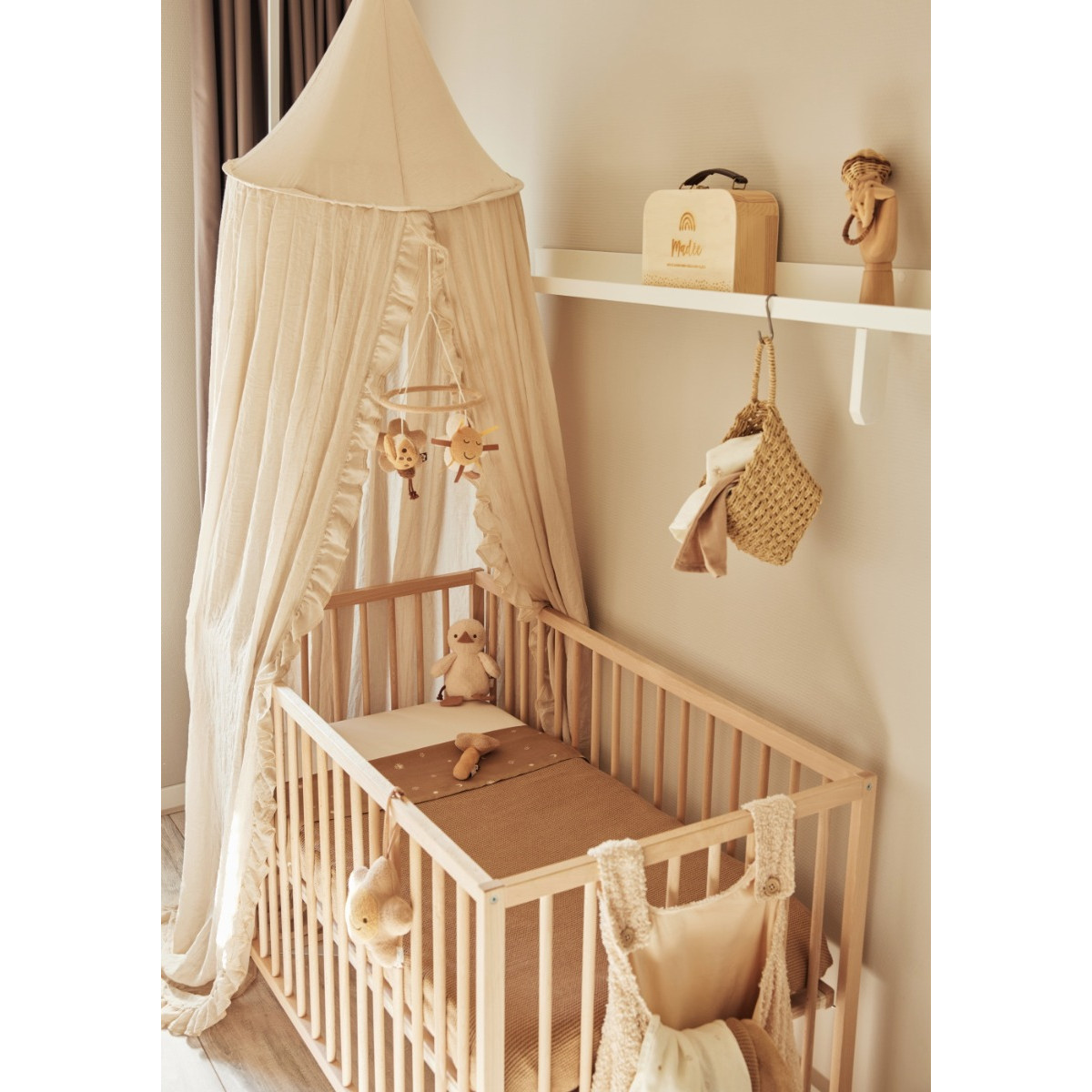 Jollein Basic Knit Biscuit 75 x 100 cm Wiegdeken