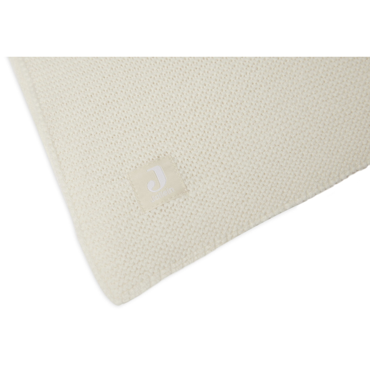Jollein Basic Knit Ivory 100 x 150  cm Ledikantdeken