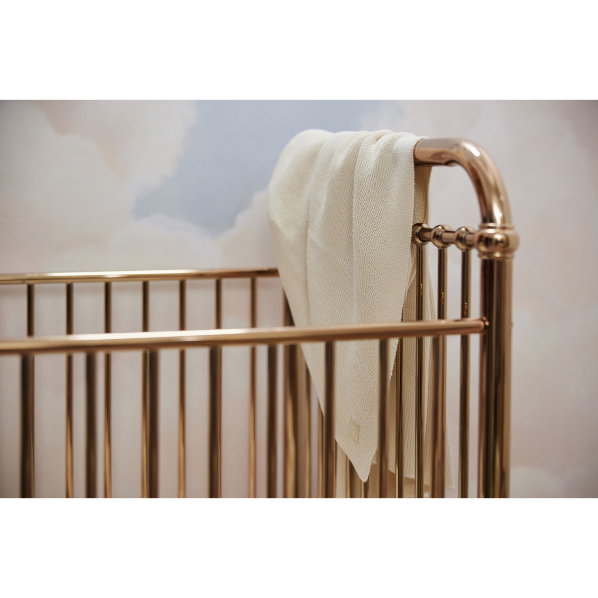 Jollein Basic Knit Ivory 75 x 100 cm Wiegdeken