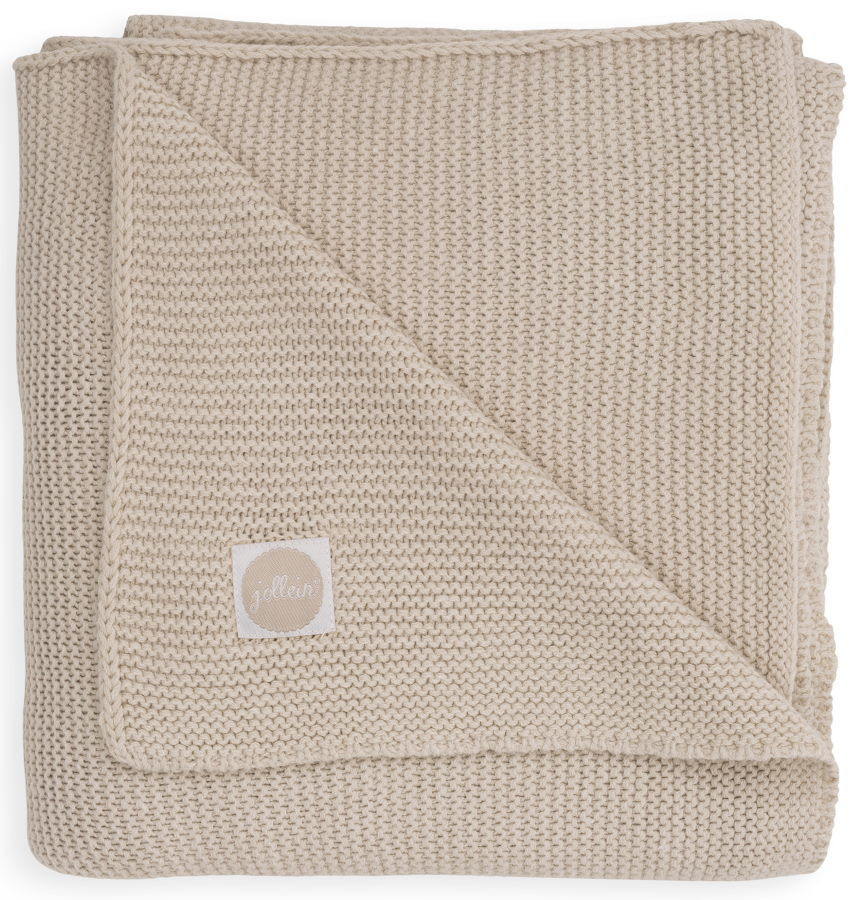 Jollein Basic Knit Nougat 75 x 100 cm Wiegdeken