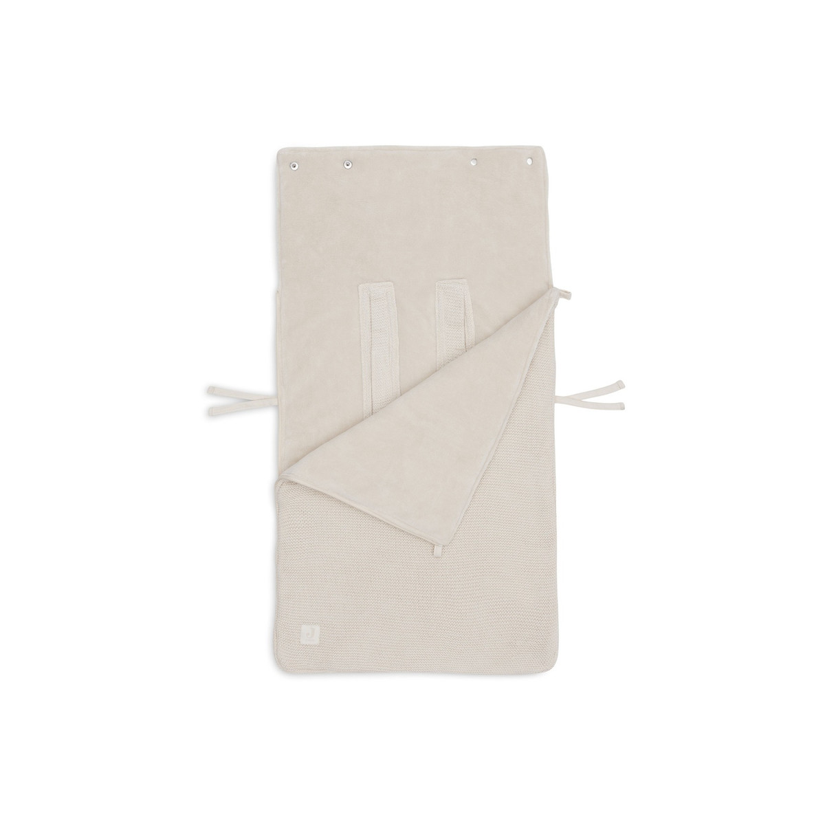 Jollein Basic Knit Oatmeal 3/5 punts 0-9 Maanden Autostoel Voetenzak