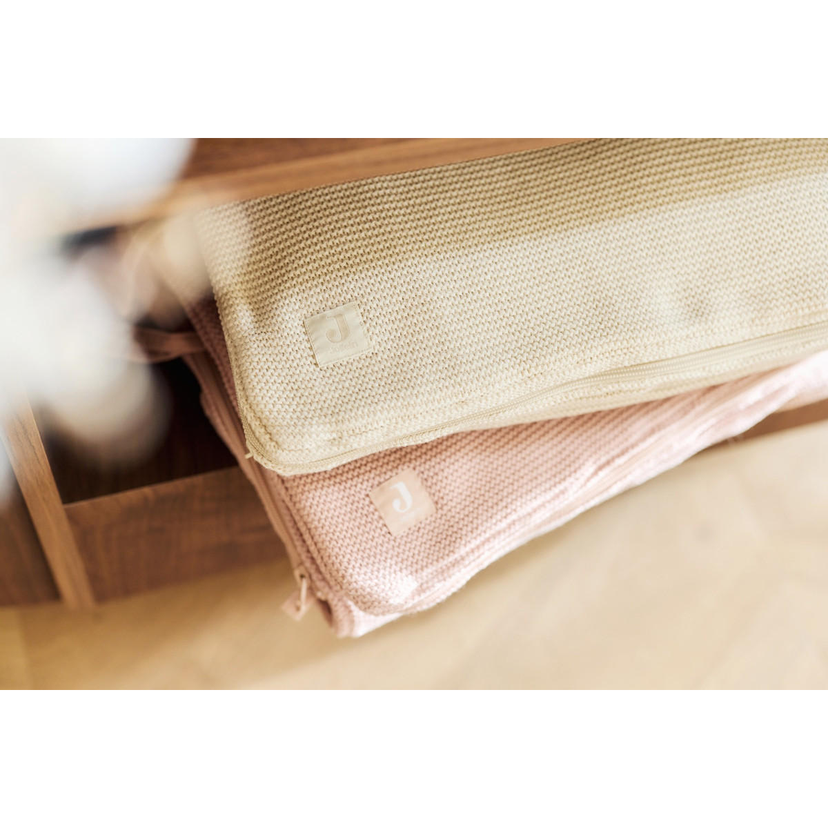 Jollein Basic Knit Oatmeal 3/5 punts 0-9 Maanden Autostoel Voetenzak