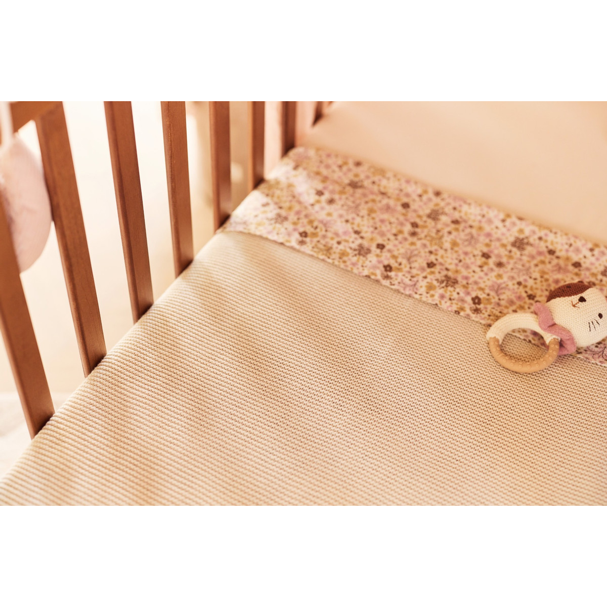 Jollein Basic Knit Oatmeal 75 x 100 cm Wiegdeken