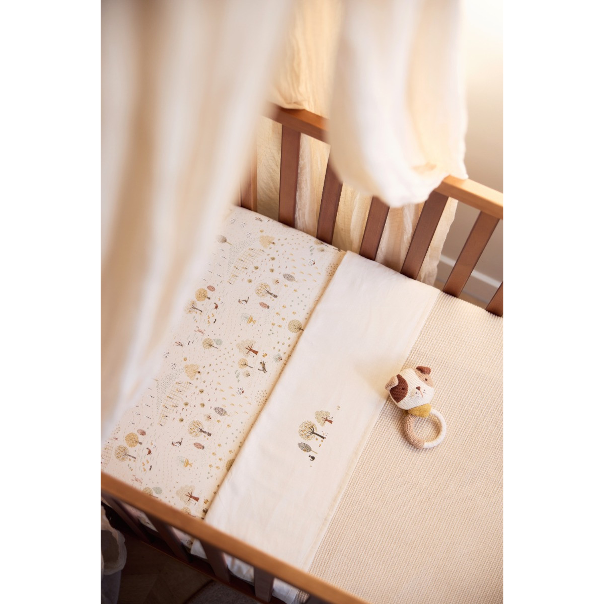 Jollein Basic Knit Oatmeal 75 x 100 cm Wiegdeken