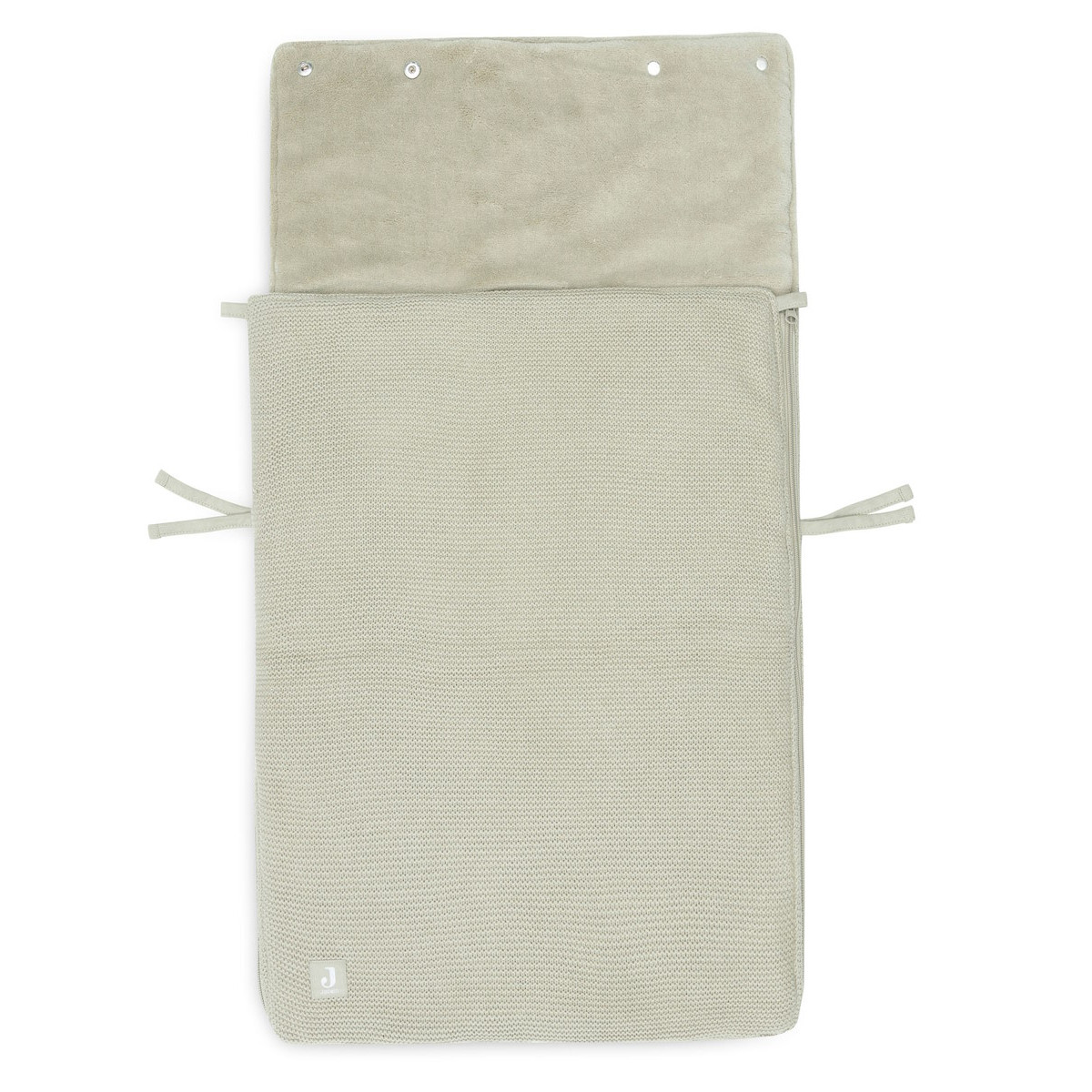 Jollein Basic Knit Olive Green 3/5 punts 0-9 Maanden Autostoel Voetenzak