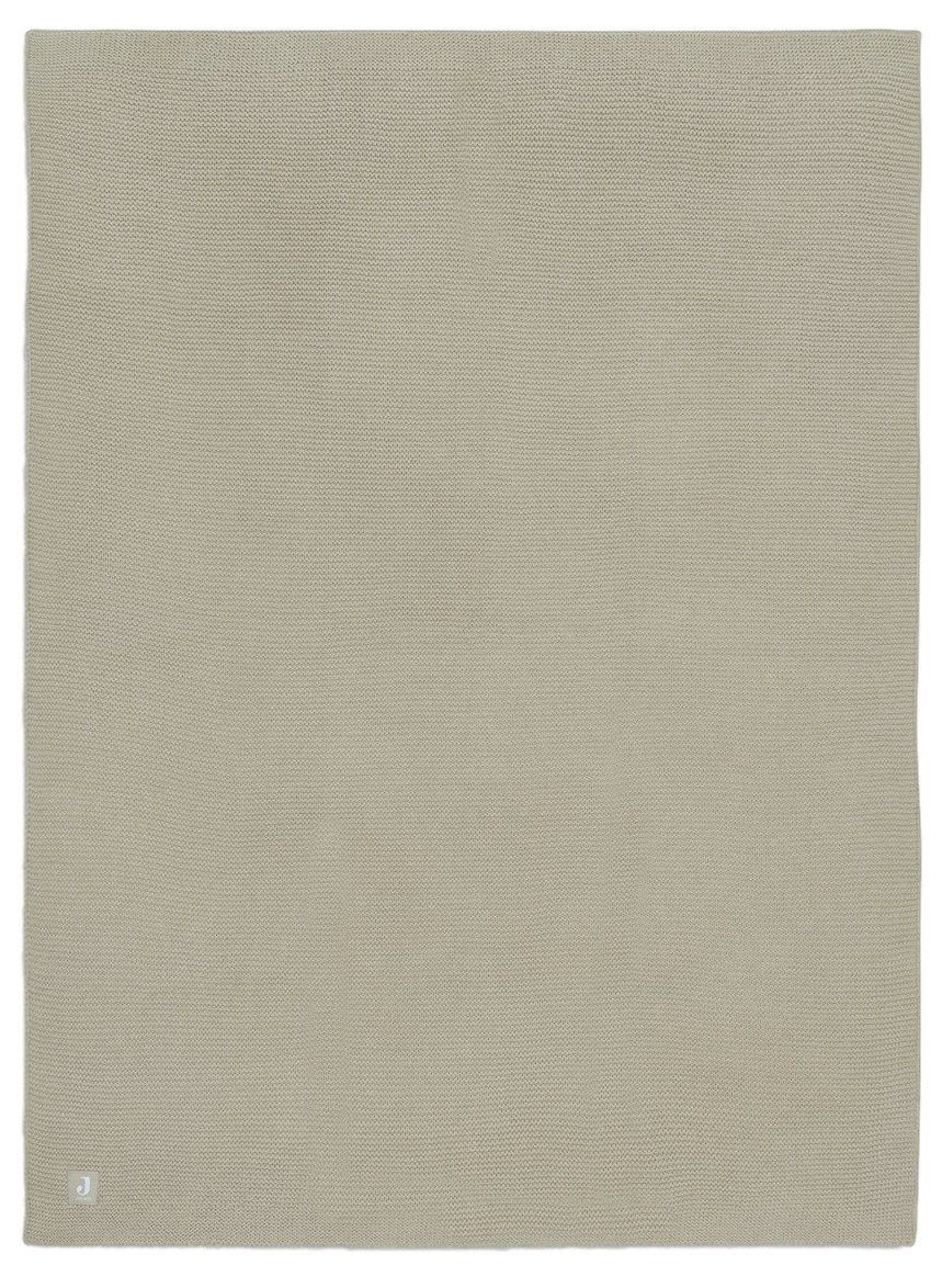 Jollein Basic Knit Olive Green 75 x 100 cm Wiegdeken