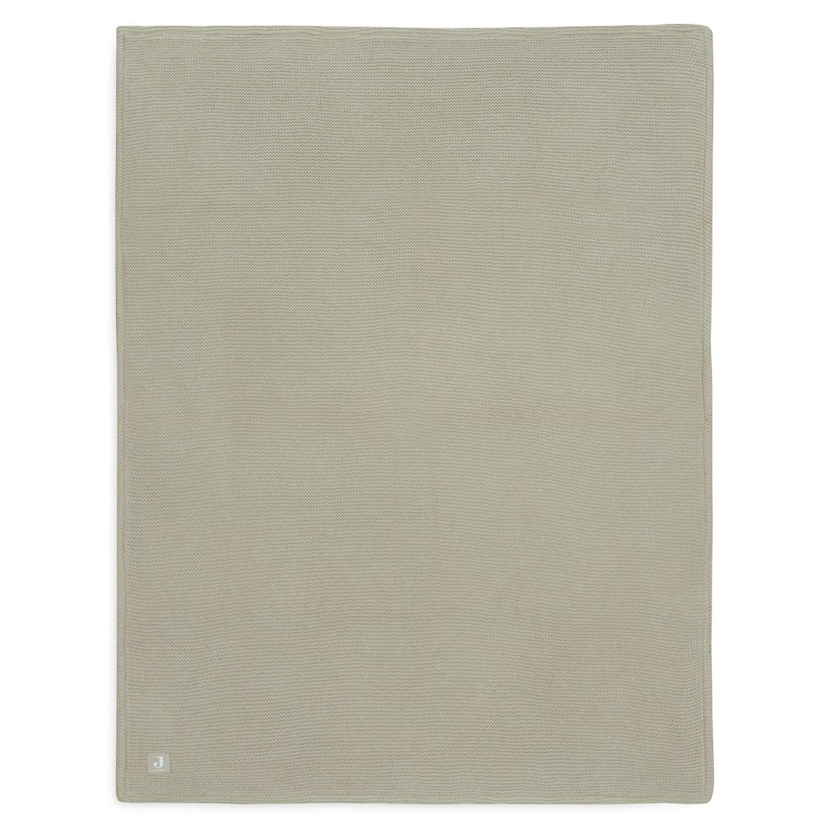 Jollein Basic Knit Olive Green / Fleece 100x150 cm Ledikantdeken