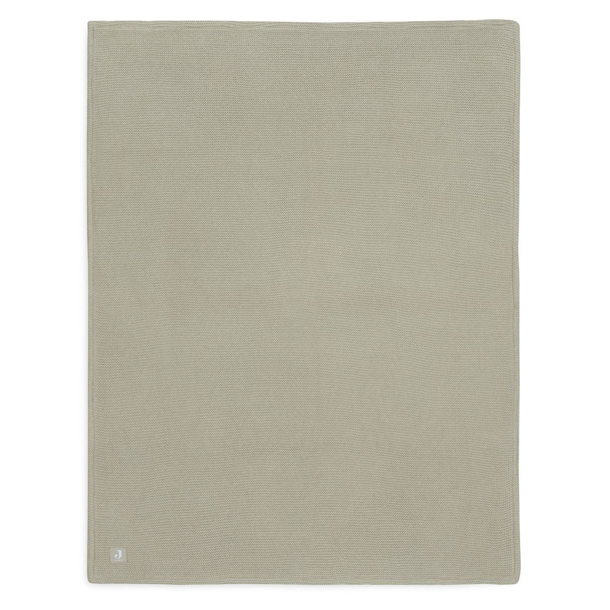 Jollein Basic Knit Olive Green / Fleece 75 x 100 cm Wiegdeken