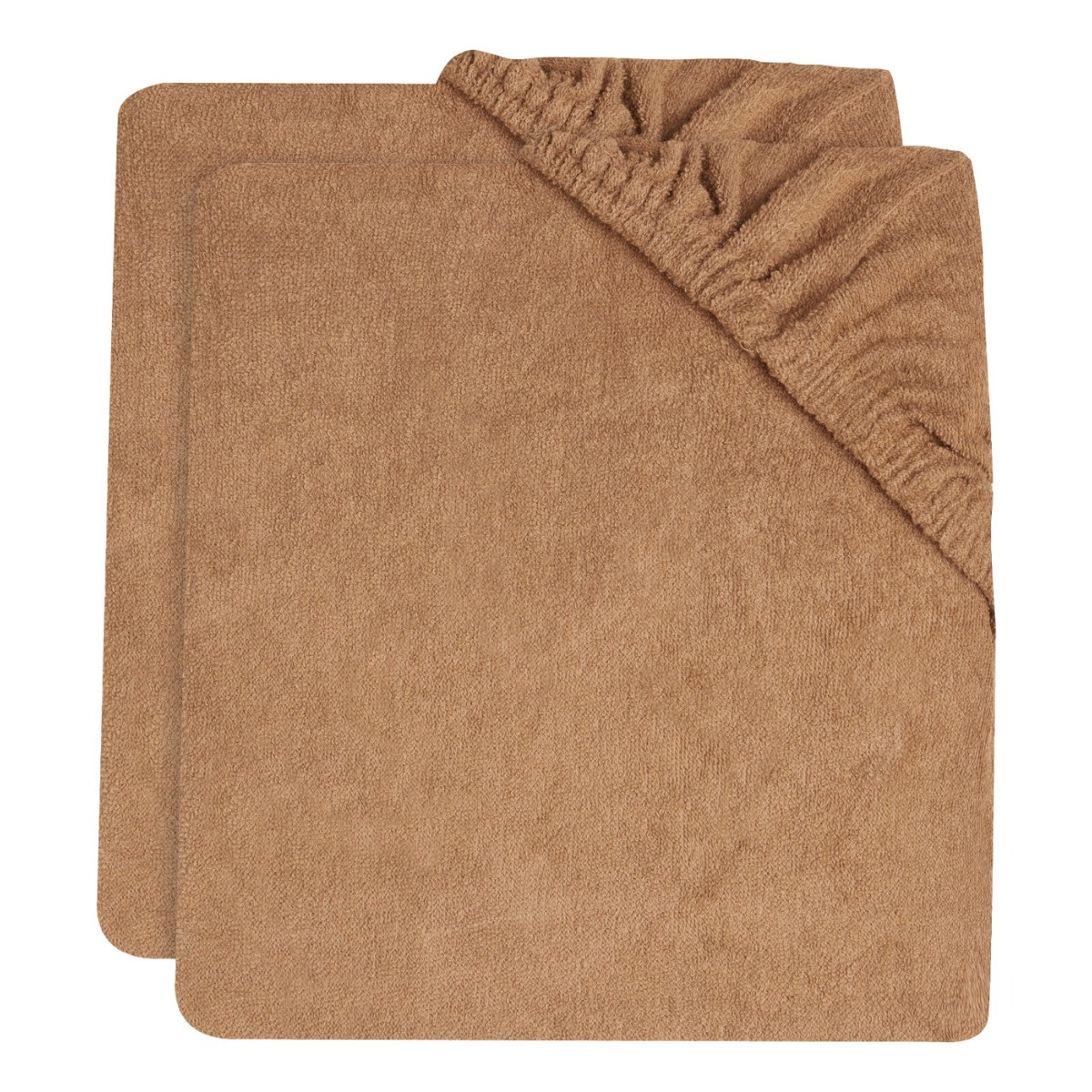 Jollein Biscuit 50 x 70 cm Badstof Aankleedkussenhoes 2 Stuks