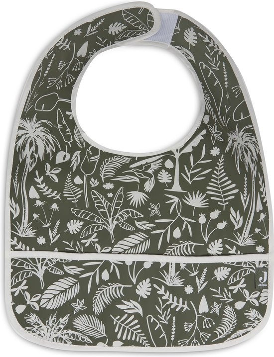Jollein Botanical Leaf Green 2-pack Waterproof Slabber