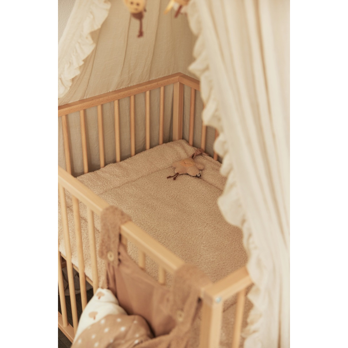 Jollein Boucle Naturel 75 x 95 cm Boxkleed