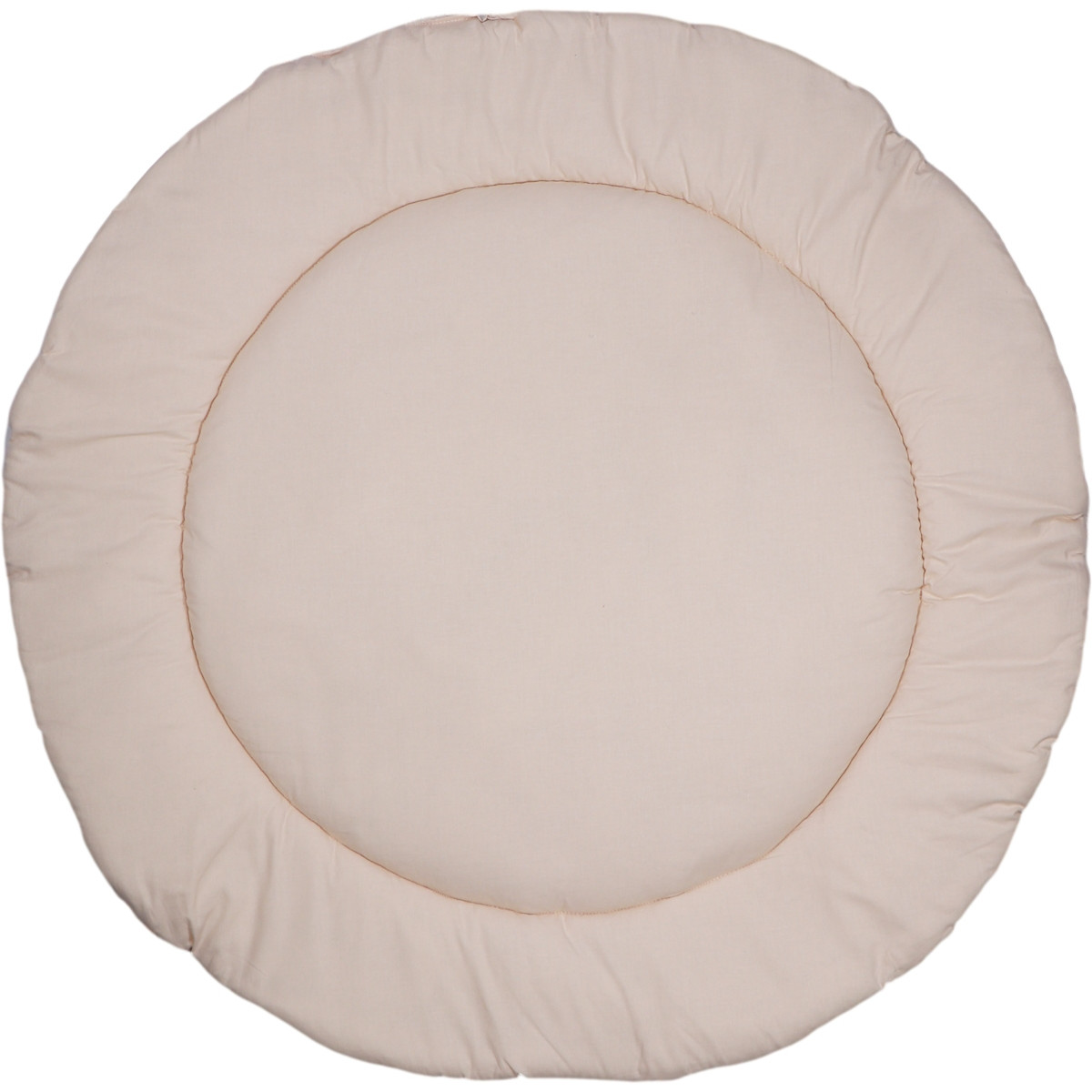 MamaLoes Teddy Boucle Naturel 90 cm Rond Omkeerbaar Boxkleed