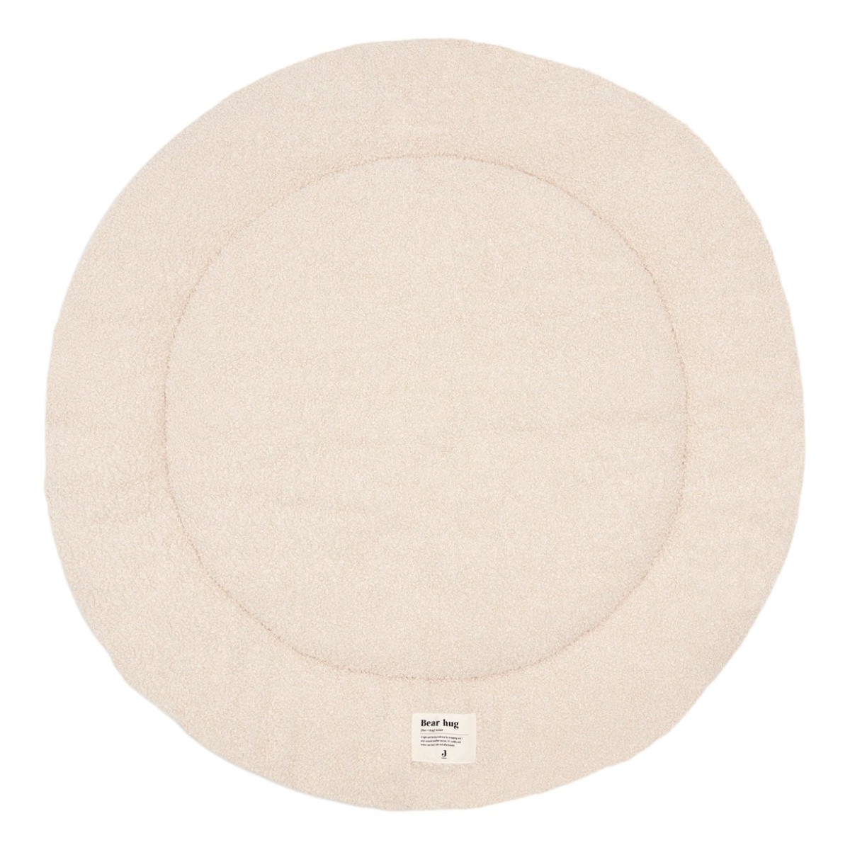 Jollein Boucle Naturel 95 cm Rond Boxkleed