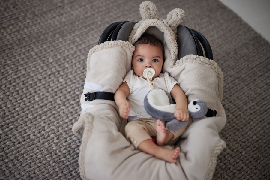 Jollein Bunny Nougat Wikkeldeken