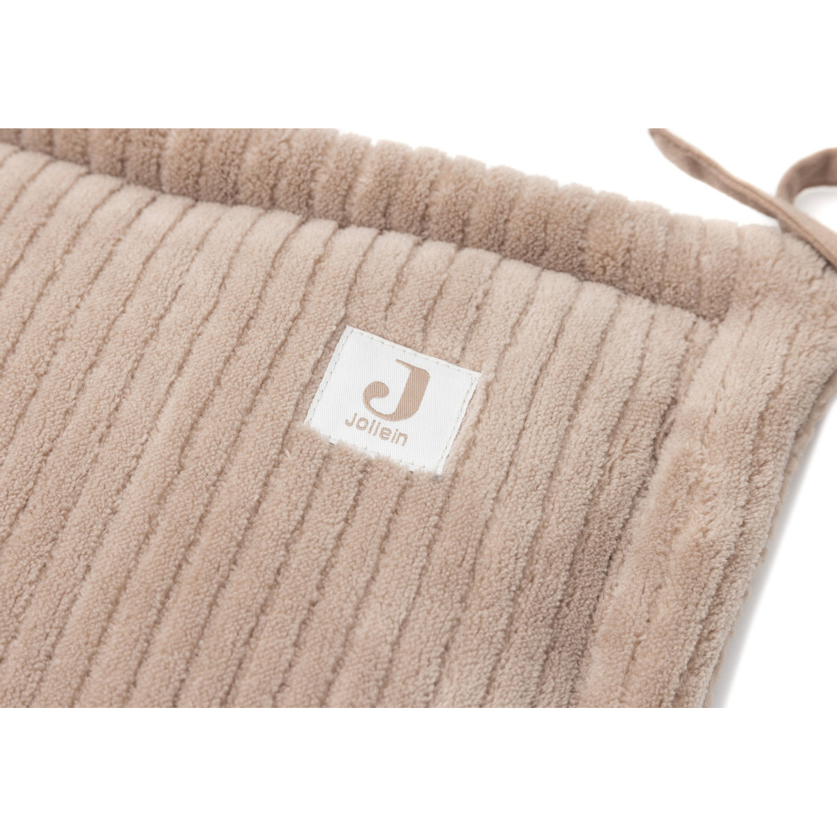 Jollein Cloudy Rib Milky Coffee 30 x 180 cm Boxbumper