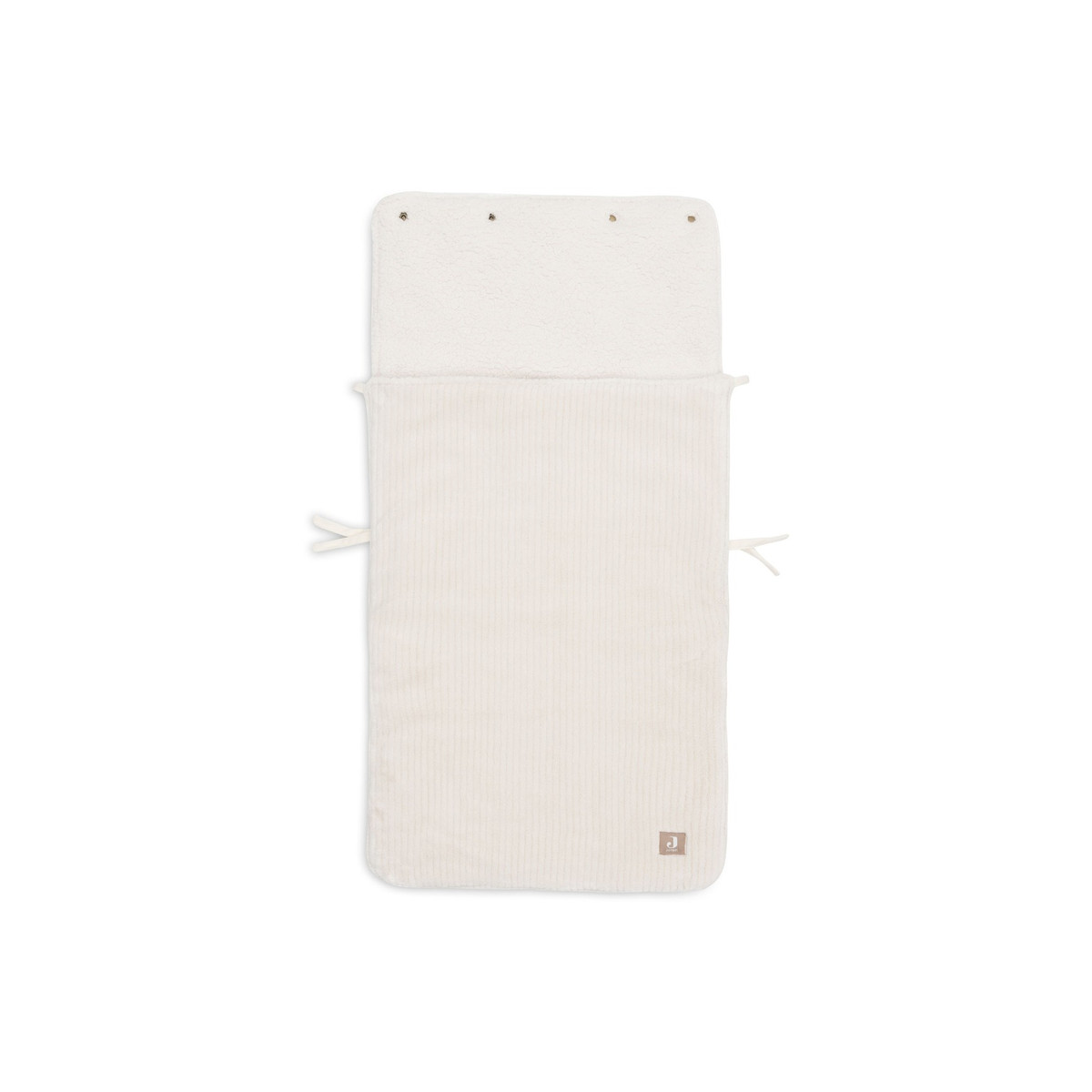 Jollein Cloudy Rib Oatmeal 3/5 punts 0-9 Maanden Autostoel Voetenzak