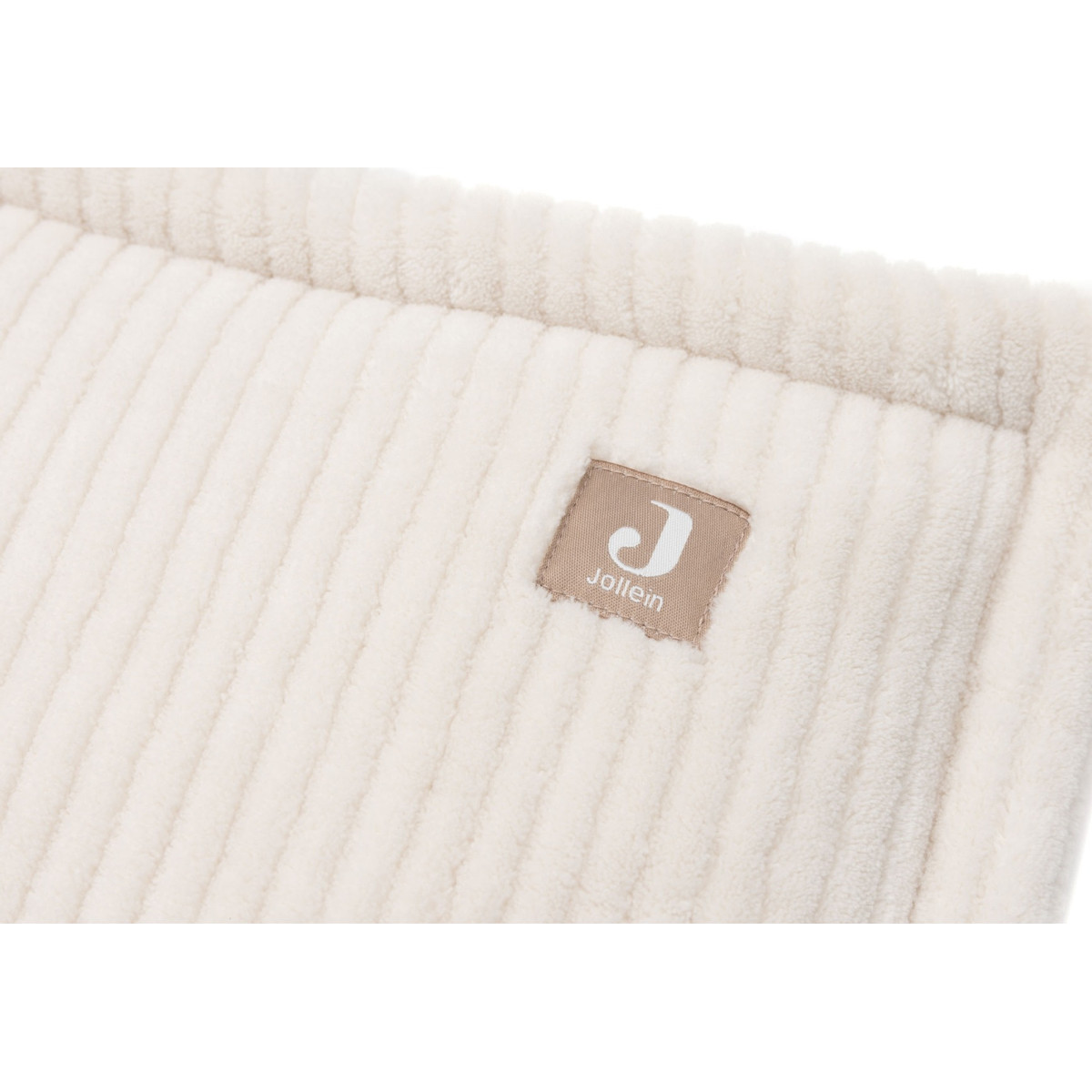 Jollein Cloudy Rib Oatmeal 30 x 180 cm Boxbumper