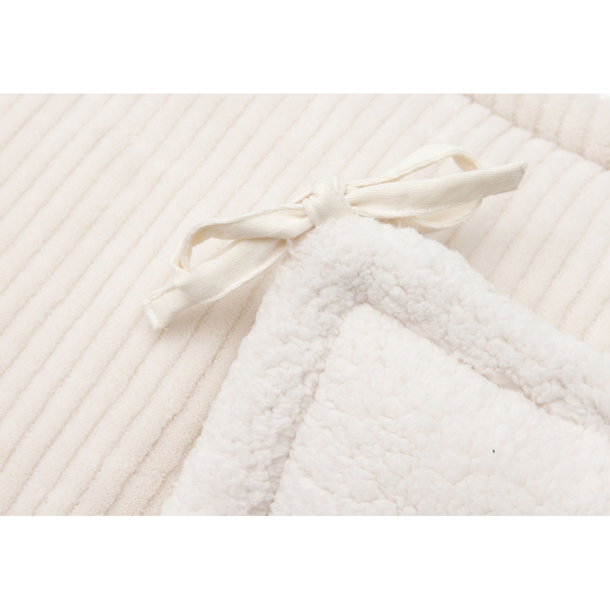 Jollein Cloudy Rib Oatmeal 30 x 180 cm Boxbumper