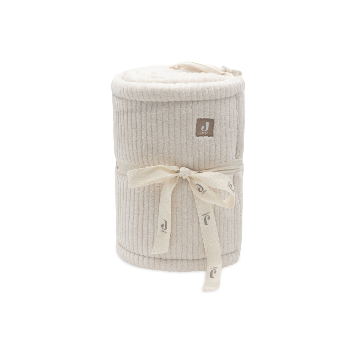 Jollein Cloudy Rib Oatmeal 30 x 180 cm Boxbumper